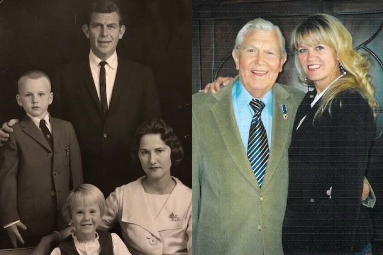 barbara and andy griffiths adopted son is sam and their adopted daughter is dixie griffith