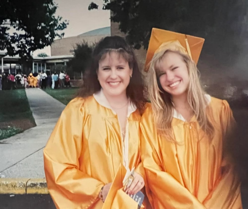Photos of Melanie Hinton when she was young