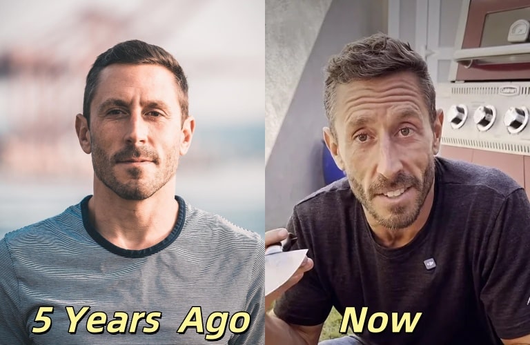 paul saladino 5 years ago compared to now